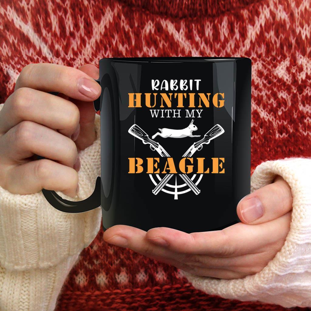 Rabbit Hunting With My Beagle Cute Proud Hunter outfit Mug