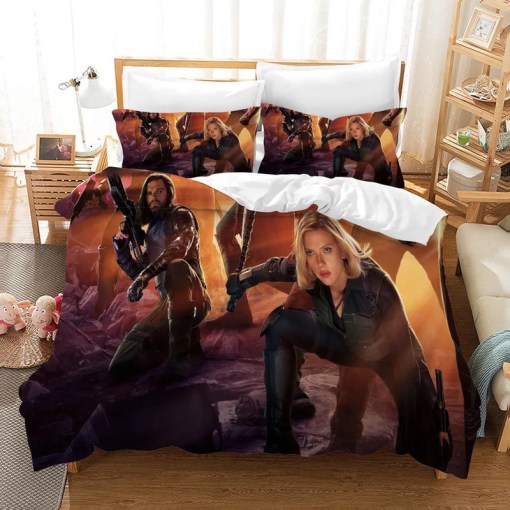 Black Widow Natasha Romanoff 11 Duvet Cover Pillowcase Home Decor 3D Bedding Set Decor