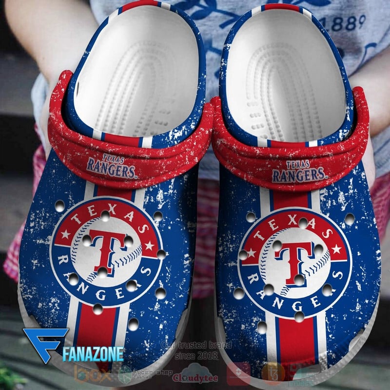 Texas Rangers MLB Sport Crocs Clogs Crocband Shoes Comfortable For Men Women and Kids 2