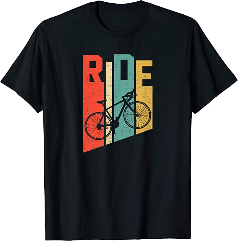 Vintage Ride Bicycle Bike Cycle MTB Biking Cycle Xmas Gift T-Shirt