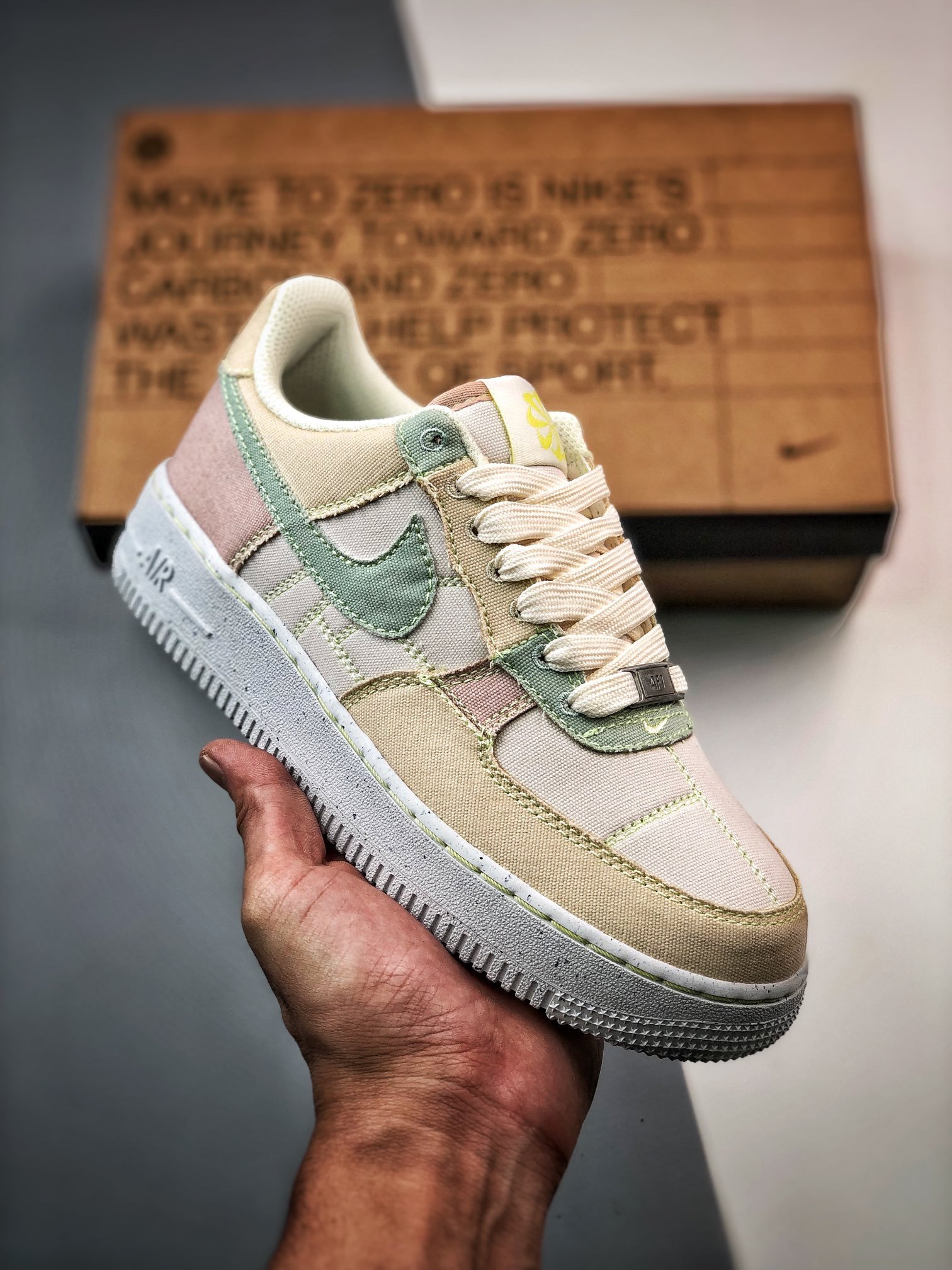 Nike Air Force 1 Low Multicolor TanGreen-Pink DR5648-030 5340519