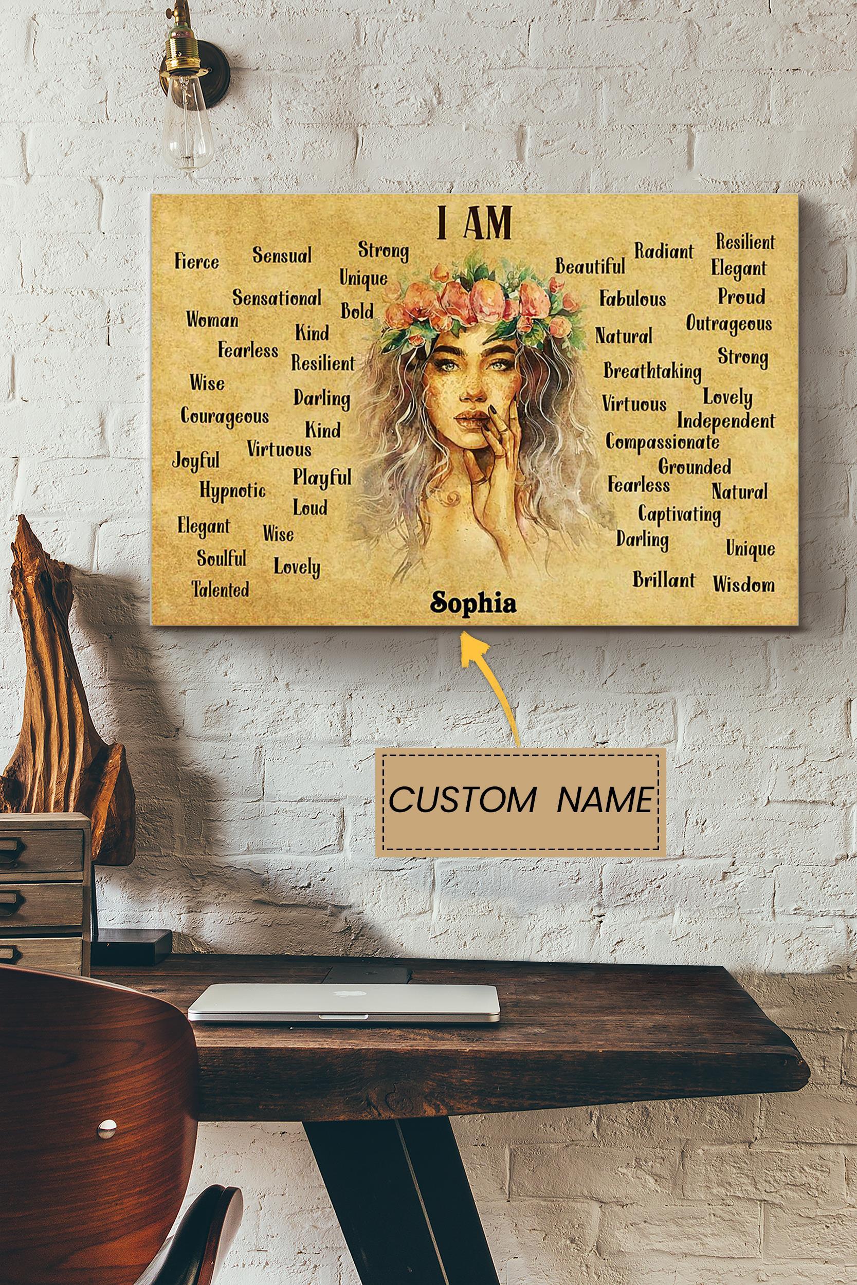 Women I Am Personalized Poster – Women Wall Art – Gift For Home Decor Housewarming Poster