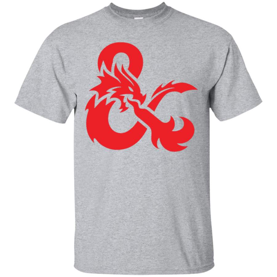 AGR Dungeons and Dragons Logo Mens Cotton T-Shirt