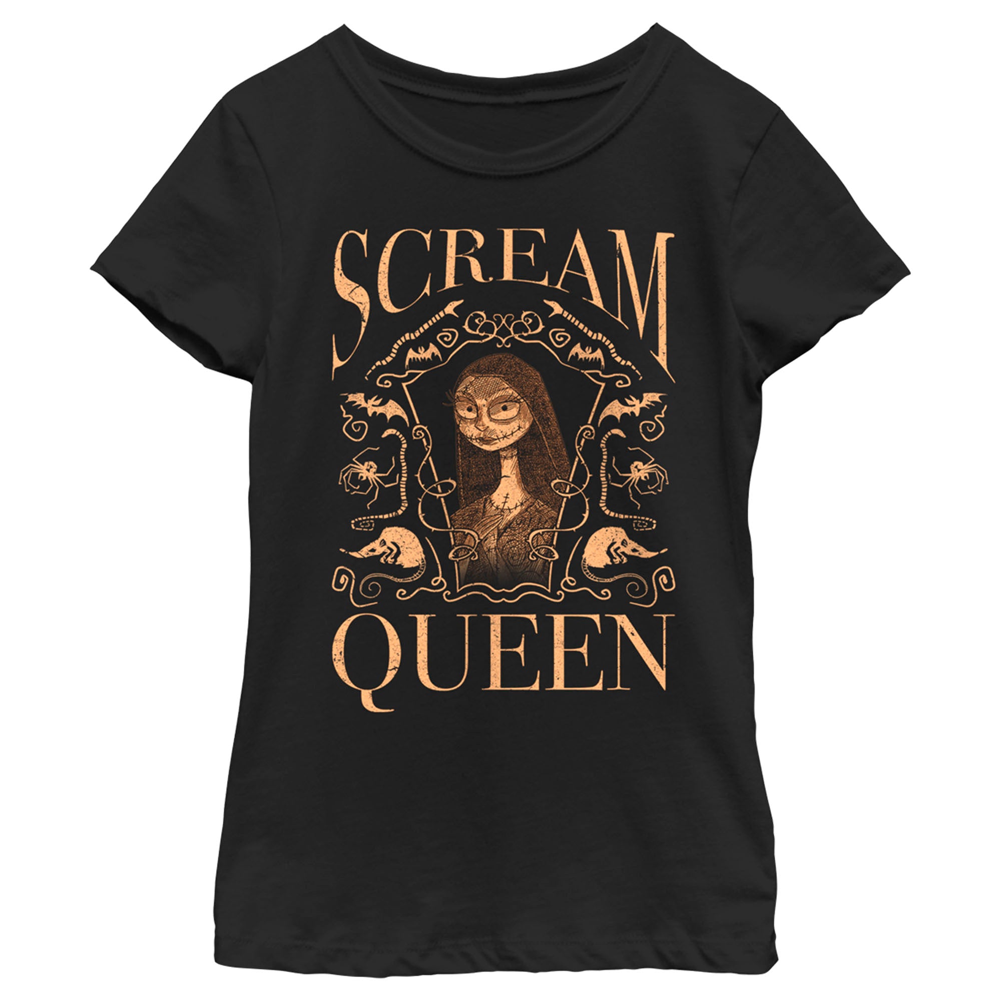 Girl’S The Nightmare Before Christmas Sally The Scream Queen T-Shirt