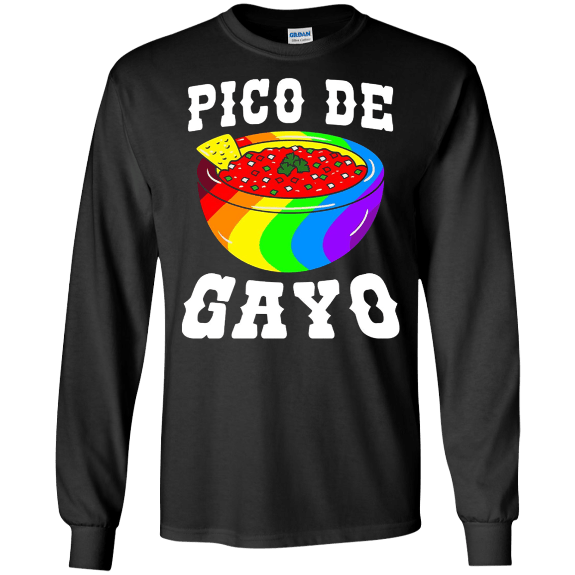 Pico De Gayo Rainbow LGBT shirt – Gay Pride Flag Salsa Ultra Cotton Shirt