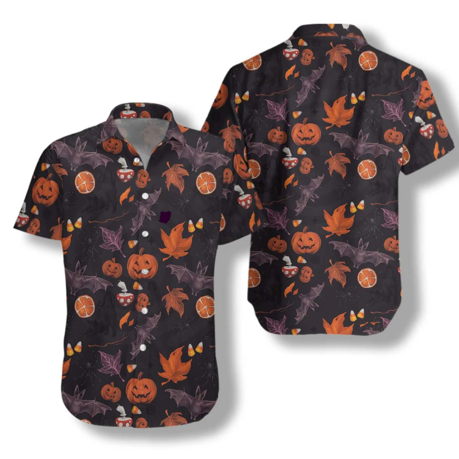 Halloween Spooky Art Hawaii Shirt For Men Women Adult Ha44496