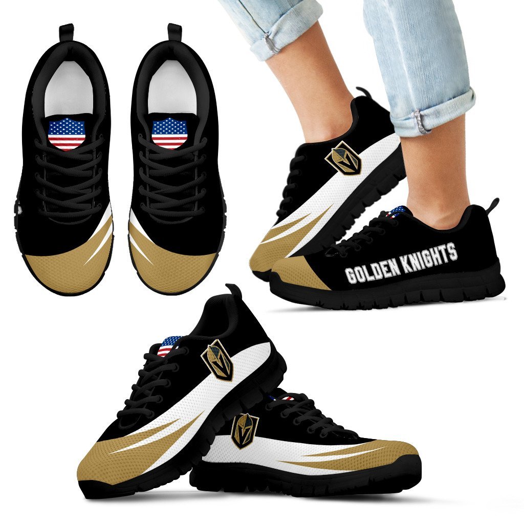 Special Gift Logo Vegas Golden Knights Sneakers