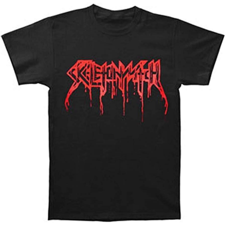 Skeletonwitch Men’S Bloody Logo Black T-Shirt Black