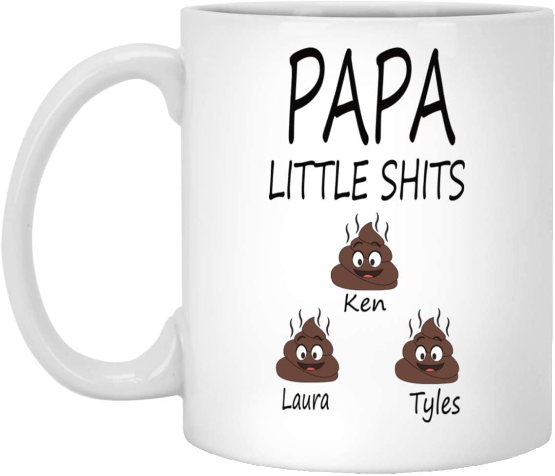 Funny Father’S Day Mug – Personalized Fathers Day Gift – Funny Papa Mug – Gift For Papa – Personalized Coffee Mug – Mugs For Men – Funny Coasters 11Oz