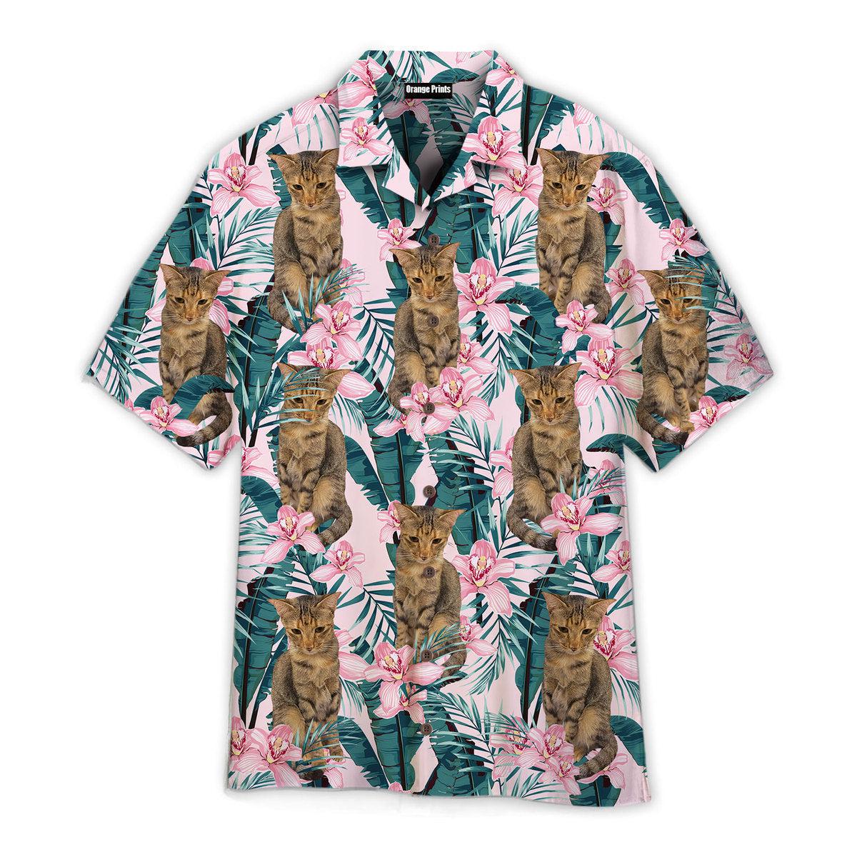 Cats And Queen Of Flower Pattern Aloha Hawaii Shirts For Men Women Ha17019