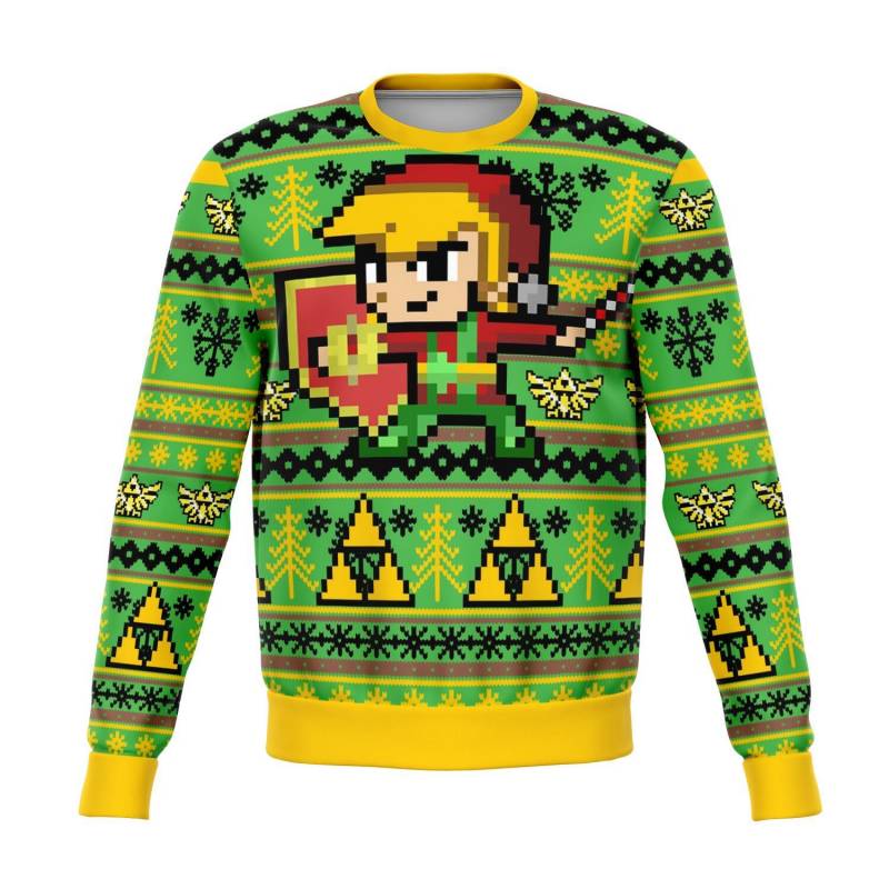 Zelda Holiday Link Premium Ugly Christmas Sweater