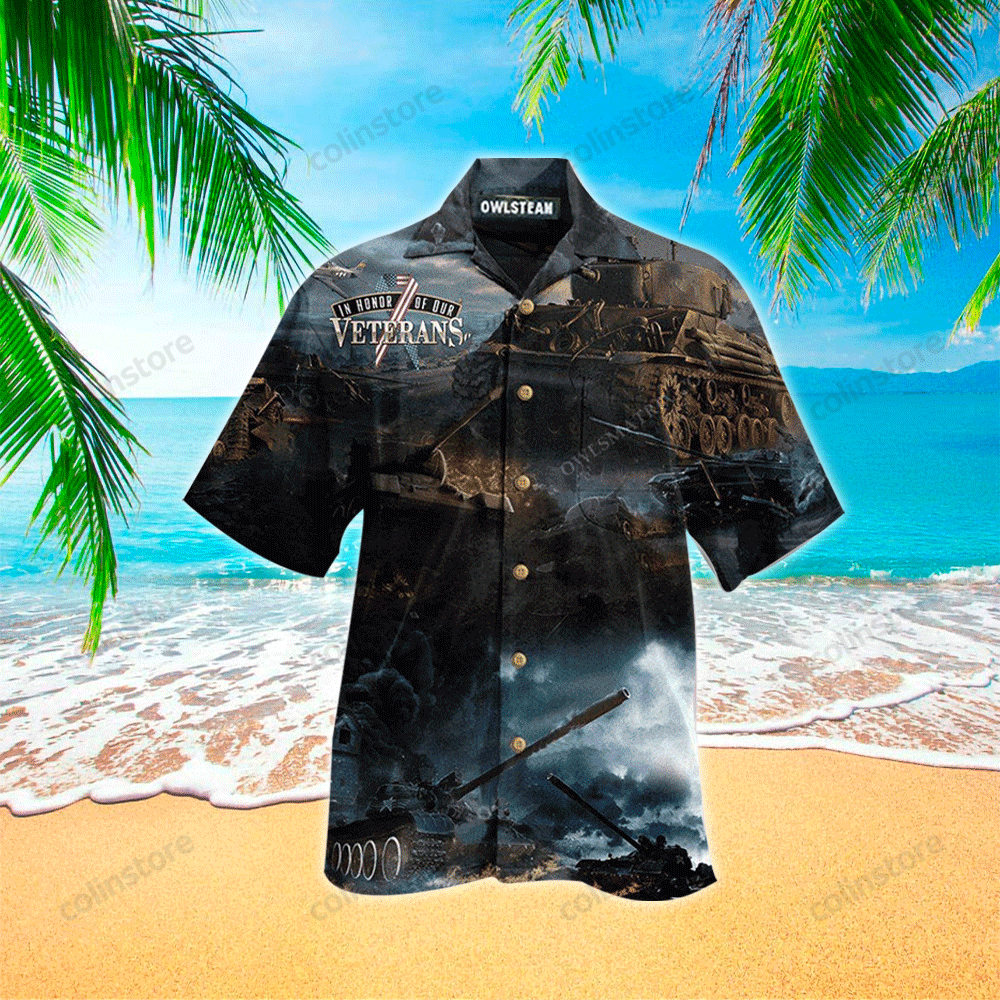 In Honor Of Our Veterans Tankers Hawaii Shirt Aloha Ha33270