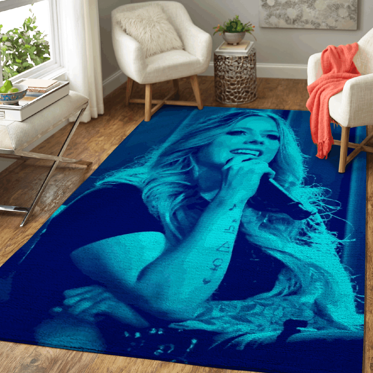 Avril Lavigne – Music Vintage Art For Fans Area Rug Carpet