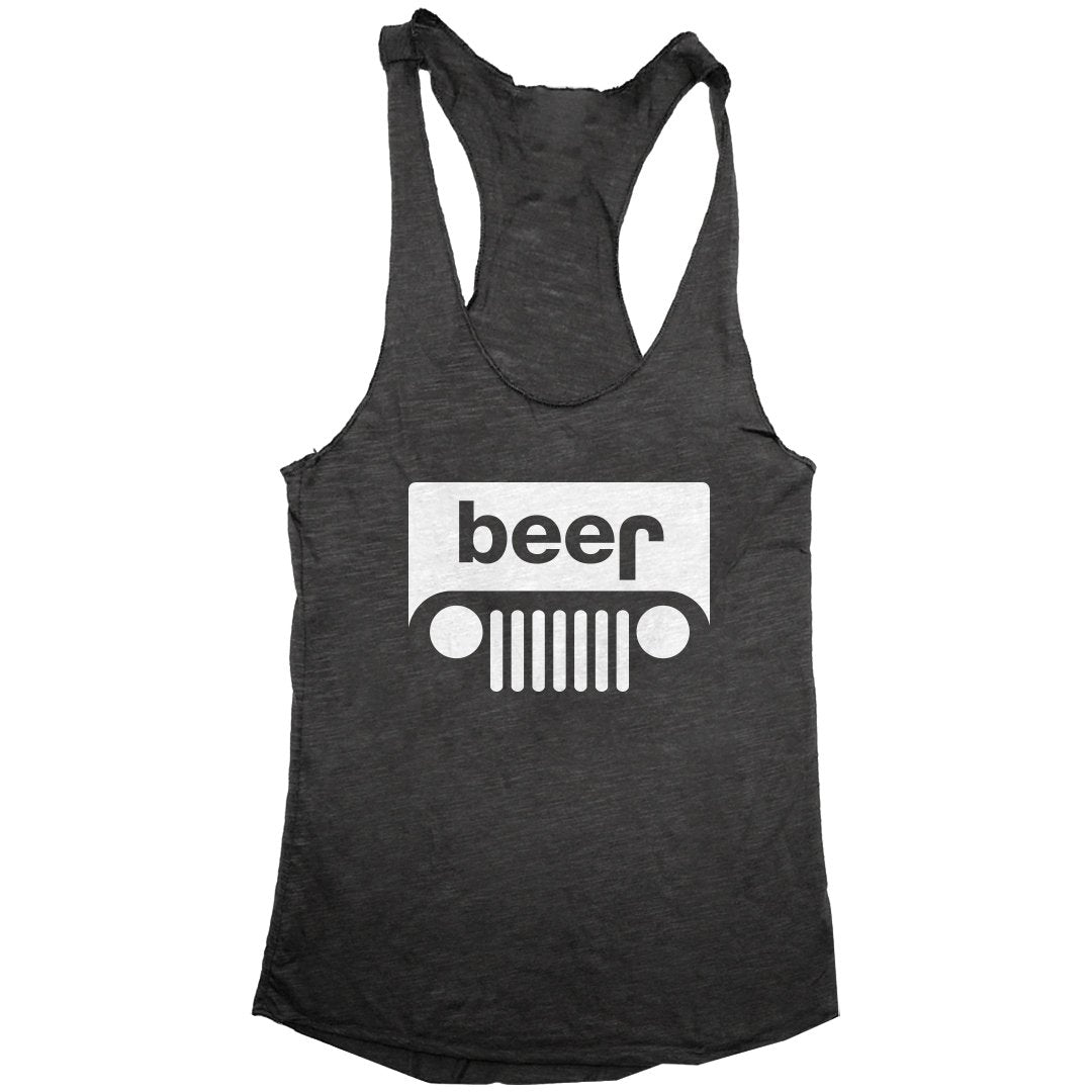 Beer Jeep Parody Logo Women’S Racerback Tank Lt11