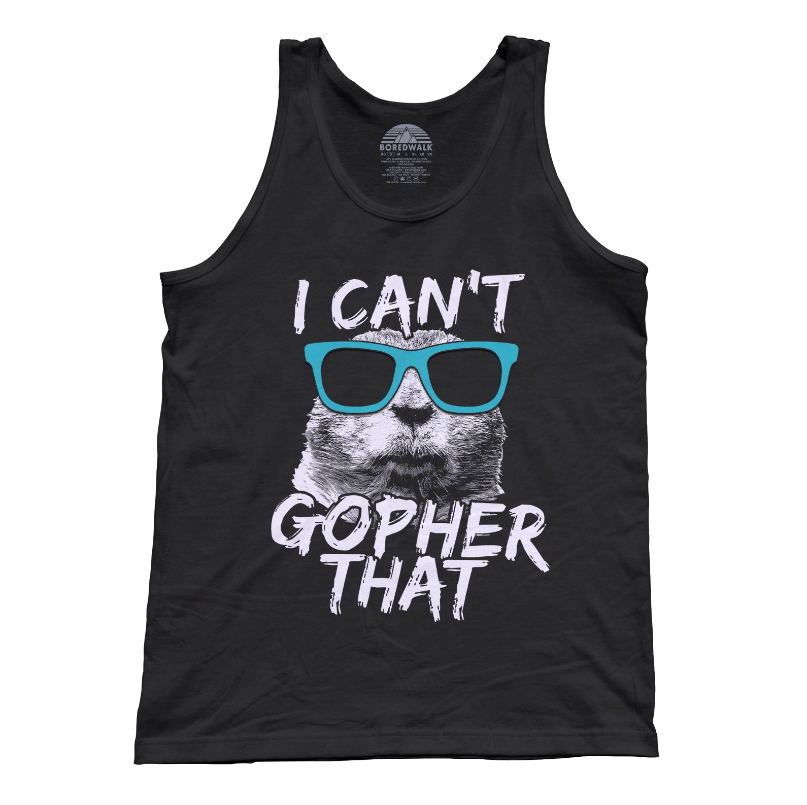 Unisex I Can’T Gopher That Funny Animal Pun Tank Top