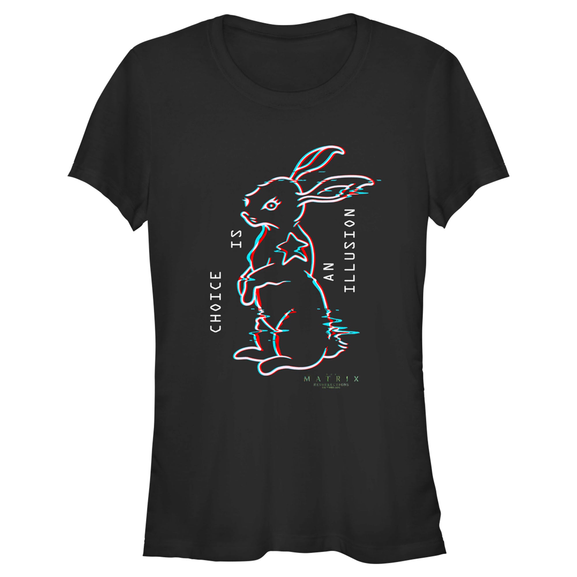 The Matrix Resurrections Junior’S Choice Is An Illusion  T-Shirt