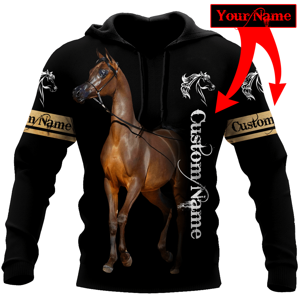 USATOPDEAL.COM – Arabian Horse Custom Name 3D All Over Printed Shirts DQB10072001