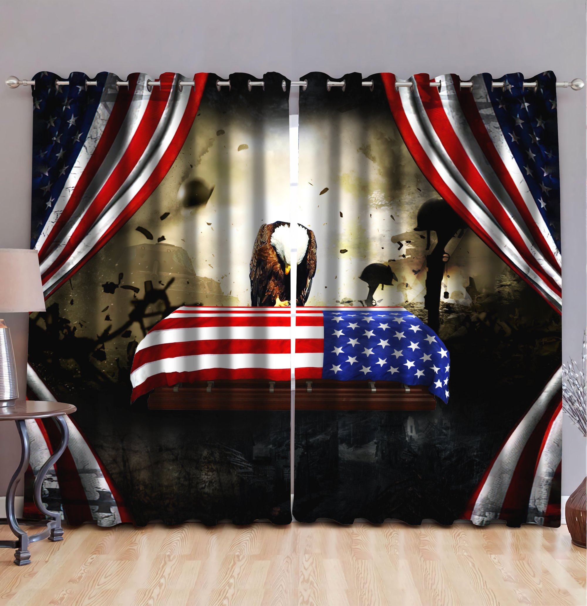 Veteran’S Day We Don’T Know Them All But We Owe Them All 3D All Over Printed Window Curtains