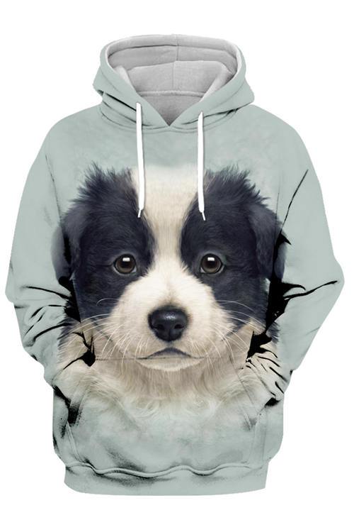 [CITYBARKS] [Hoodie] Border Collie Puppy