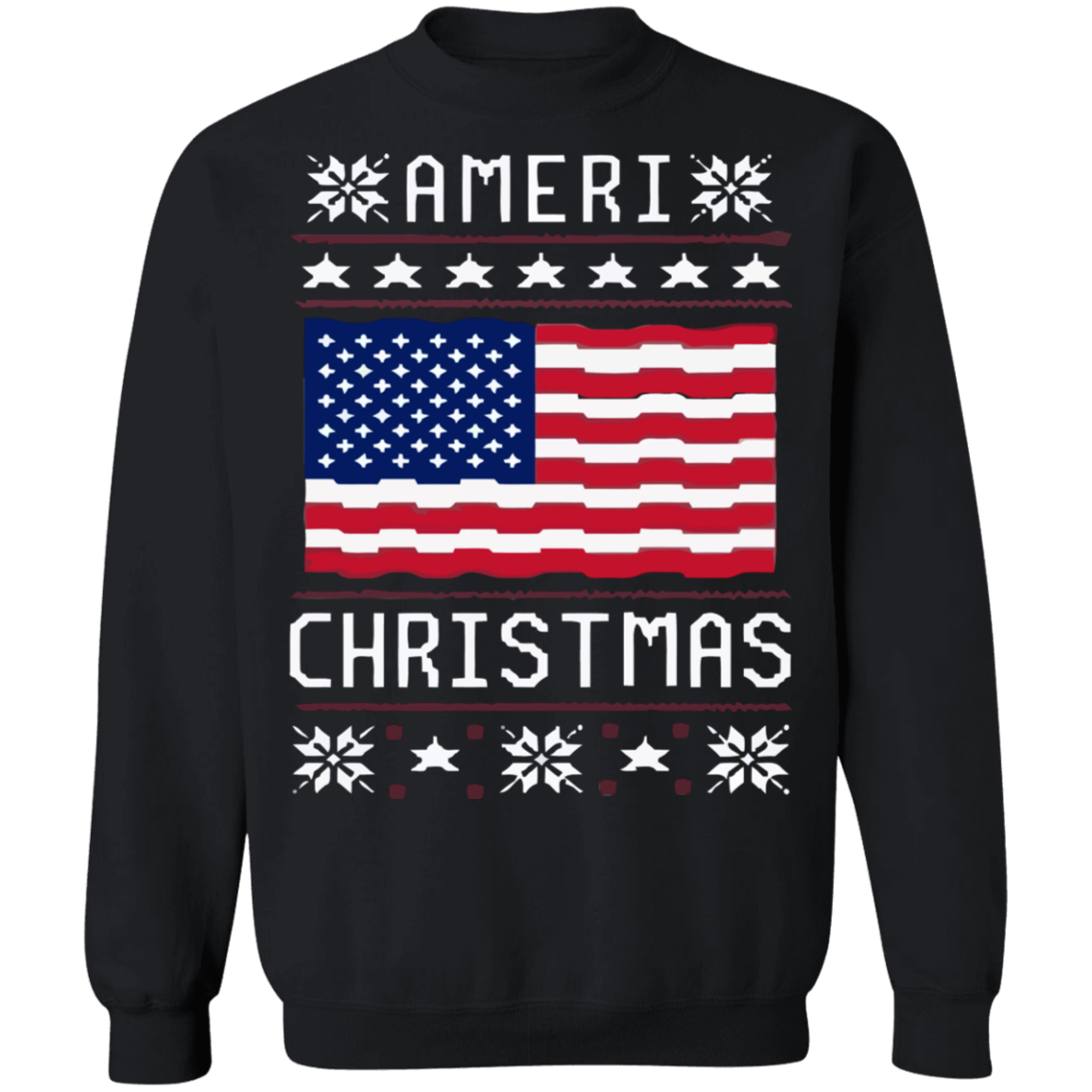 America Shirts Ameri’ Christmas Ugly Sweater T-Shirts Hoodies Sweatshirts