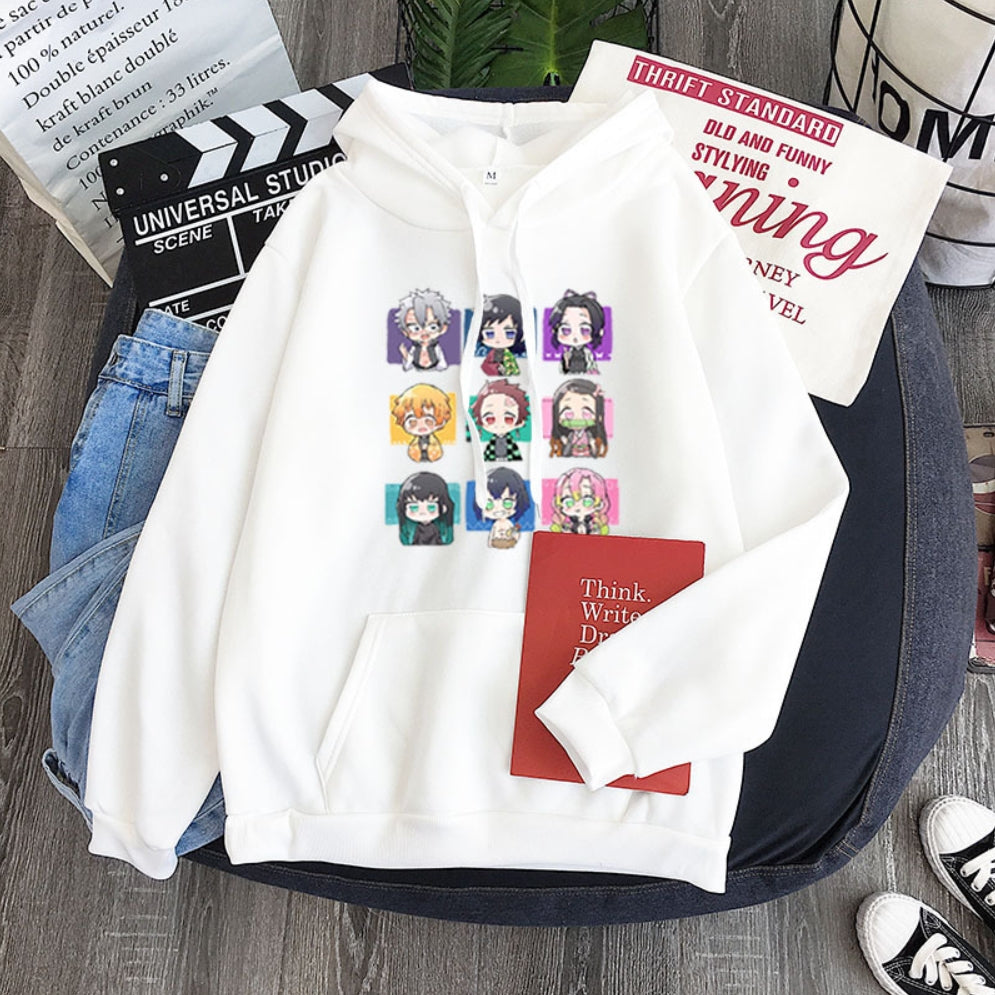 Hoodie Anime Demon Slayer Kimetsu No Yaiba Men