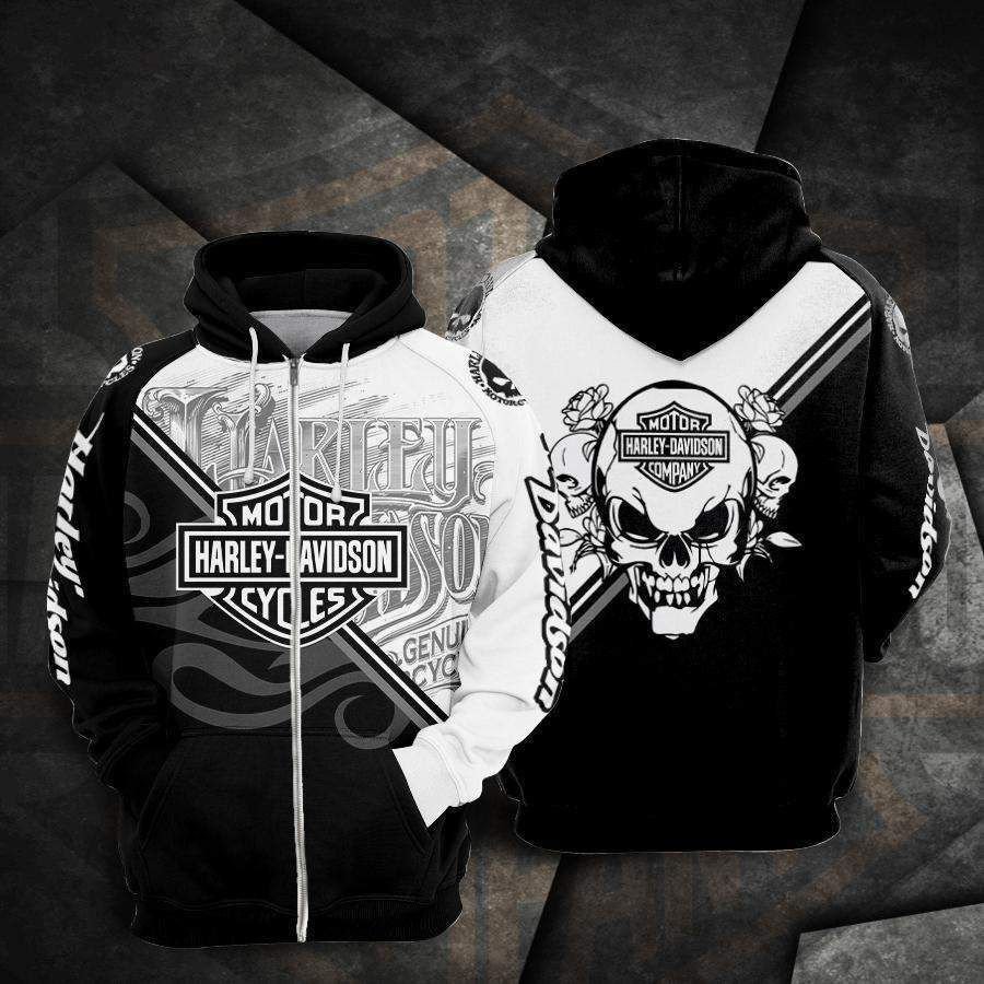 Harley Davidson Xxxii 3D Hoodie Zip Hoodie  Size S-5Xl