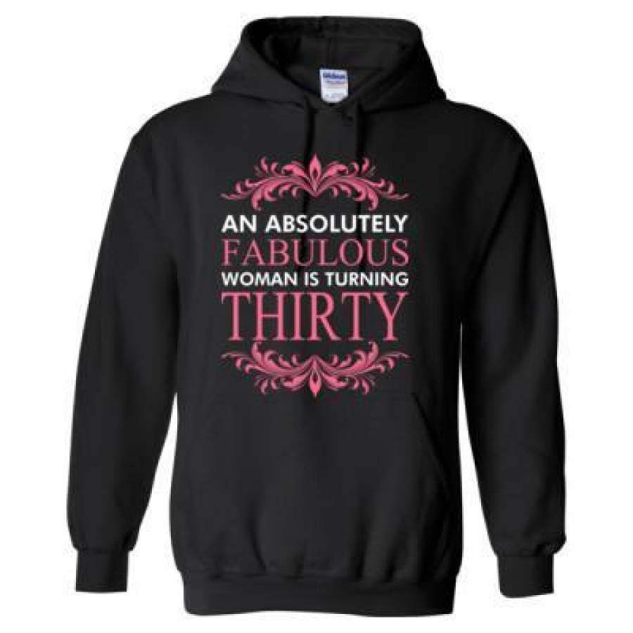 AGR An Absolutely Fabulous Women Is Turning Thirty – Heavy Blend™ Hooded Sweatshirt