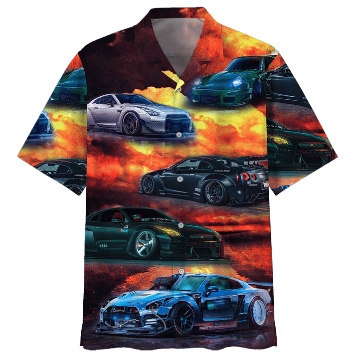 Racing Car Hawaii Shirt For Men Women Ha101087