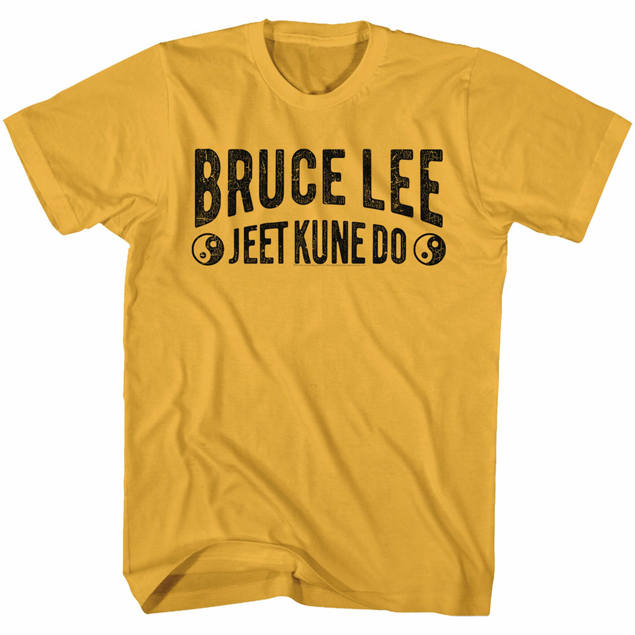Bruce Lee Jeet Kune Do Text Ginger Adult T-Shirt