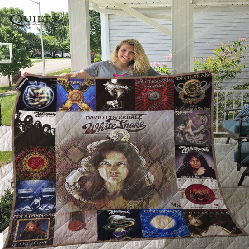 Whitesnake Albums Quilt Blanket For Fans Ver 17