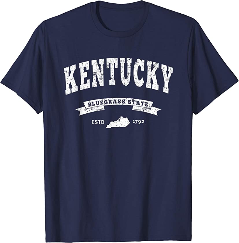 Vintage Kentucky Shirt Distressed Tee – KY BlueGrass State