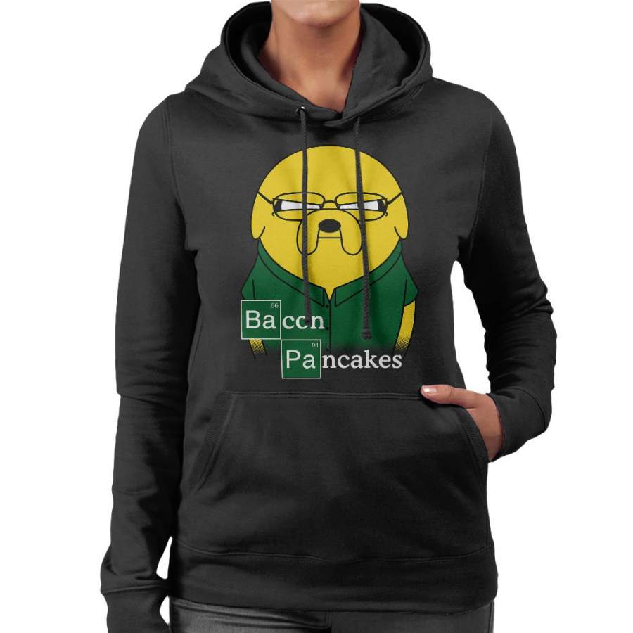 Breaking Bad Bacon Pancakes Adventure Time Women’s Hooded Sweatshirt