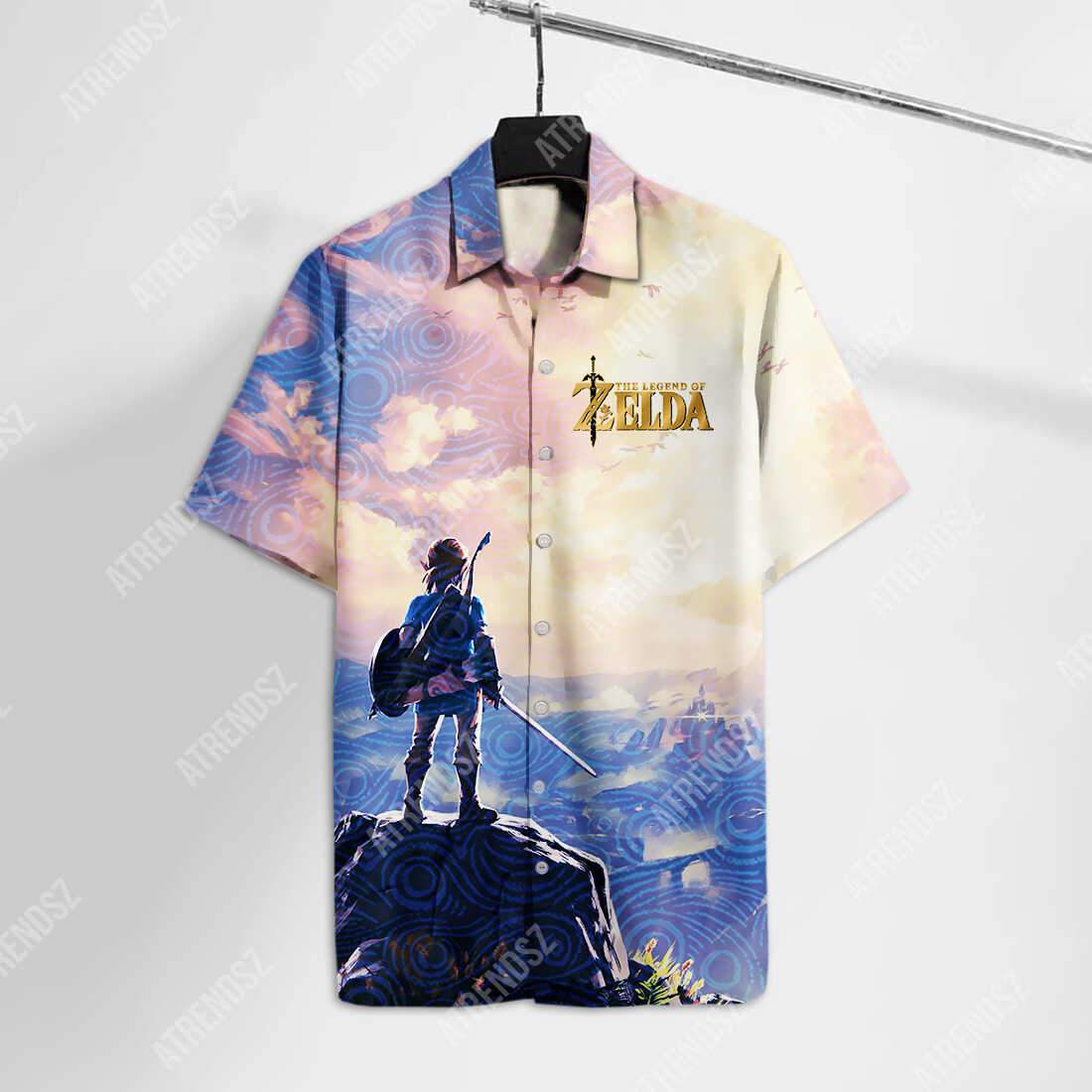 Legend Of Zelda Hawaii Shirt Breath The Wild Link Aloha Ha46509