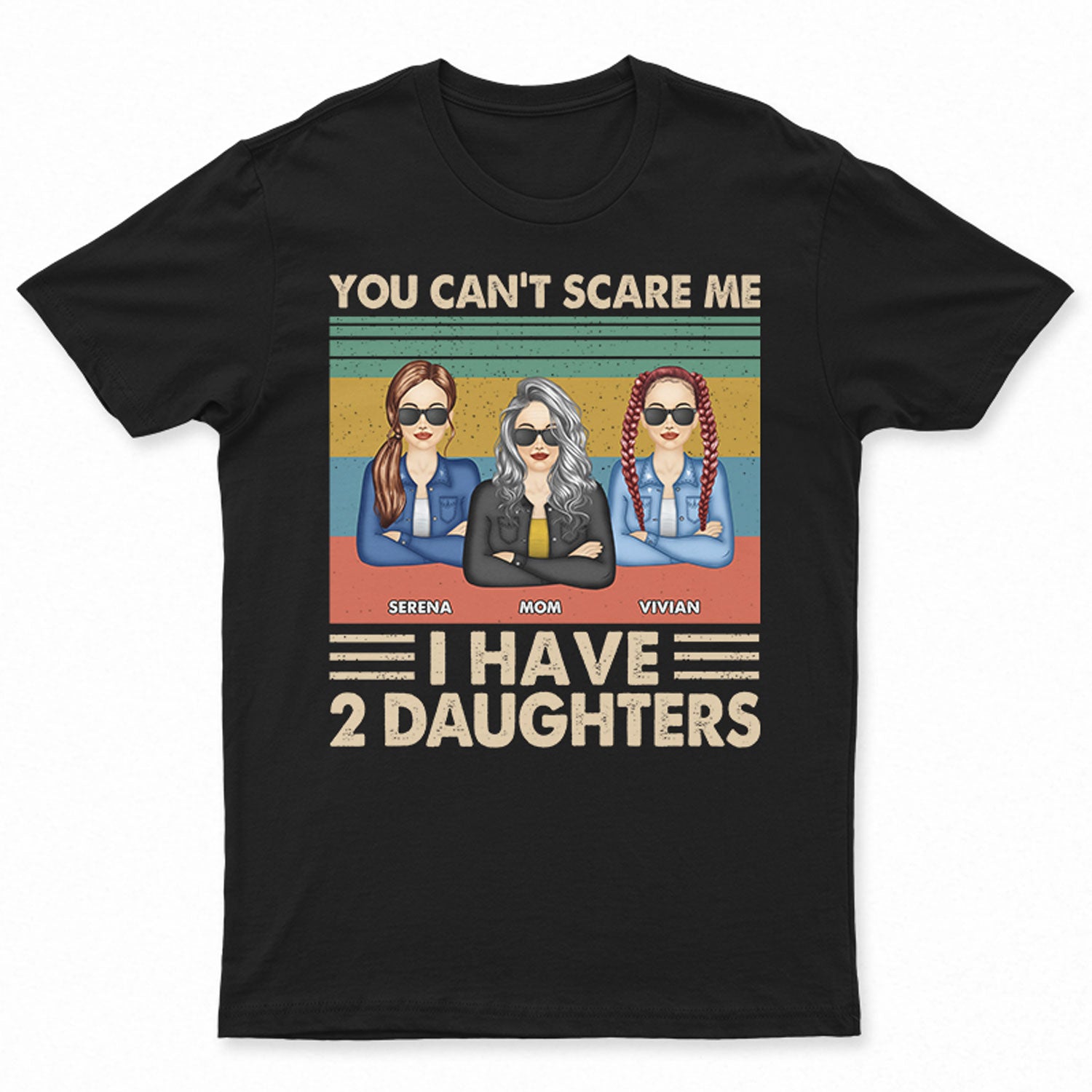 Mother Nothing Can Scares Me – Gift For Mom – Personalized Custom T Shirt