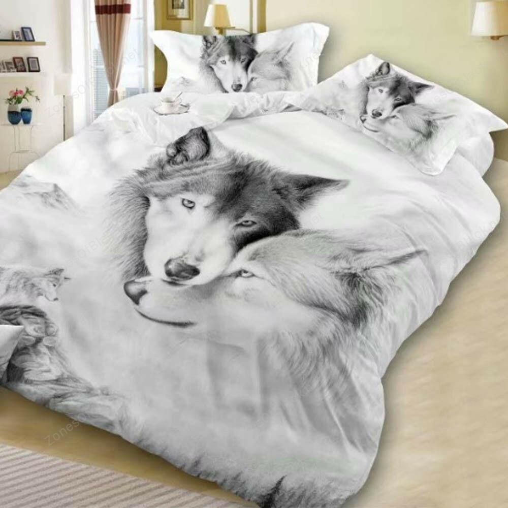 Unique Wolf Animal 3D Bedding Set Bedroom Decor