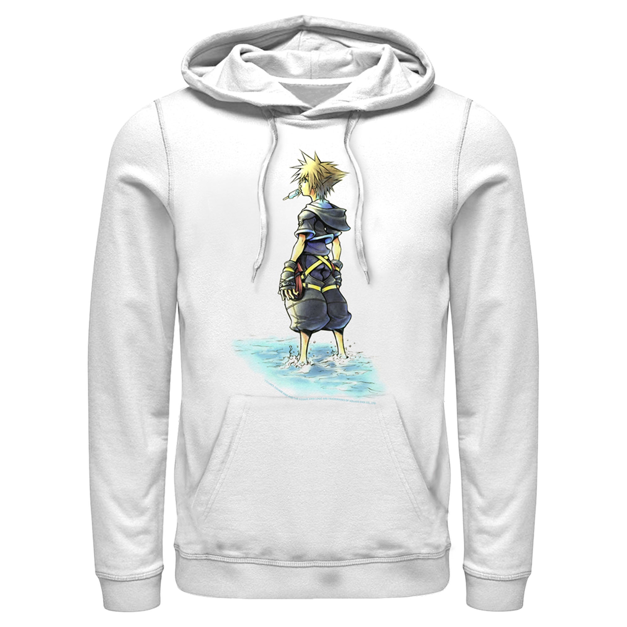 Men’S Kingdom Hearts 1 Beach Sora Pull Over Hoodie