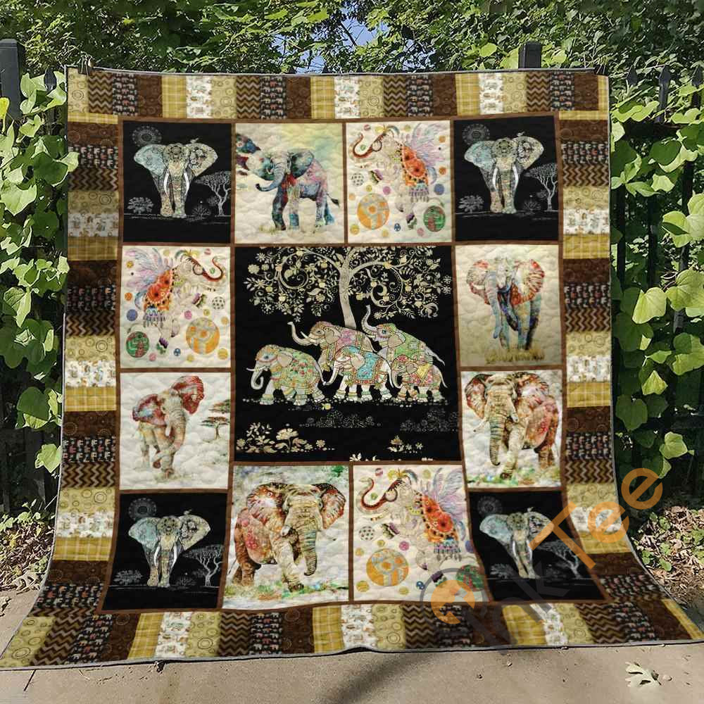 Elephant Ver1 Blanket Th1507 Quilt