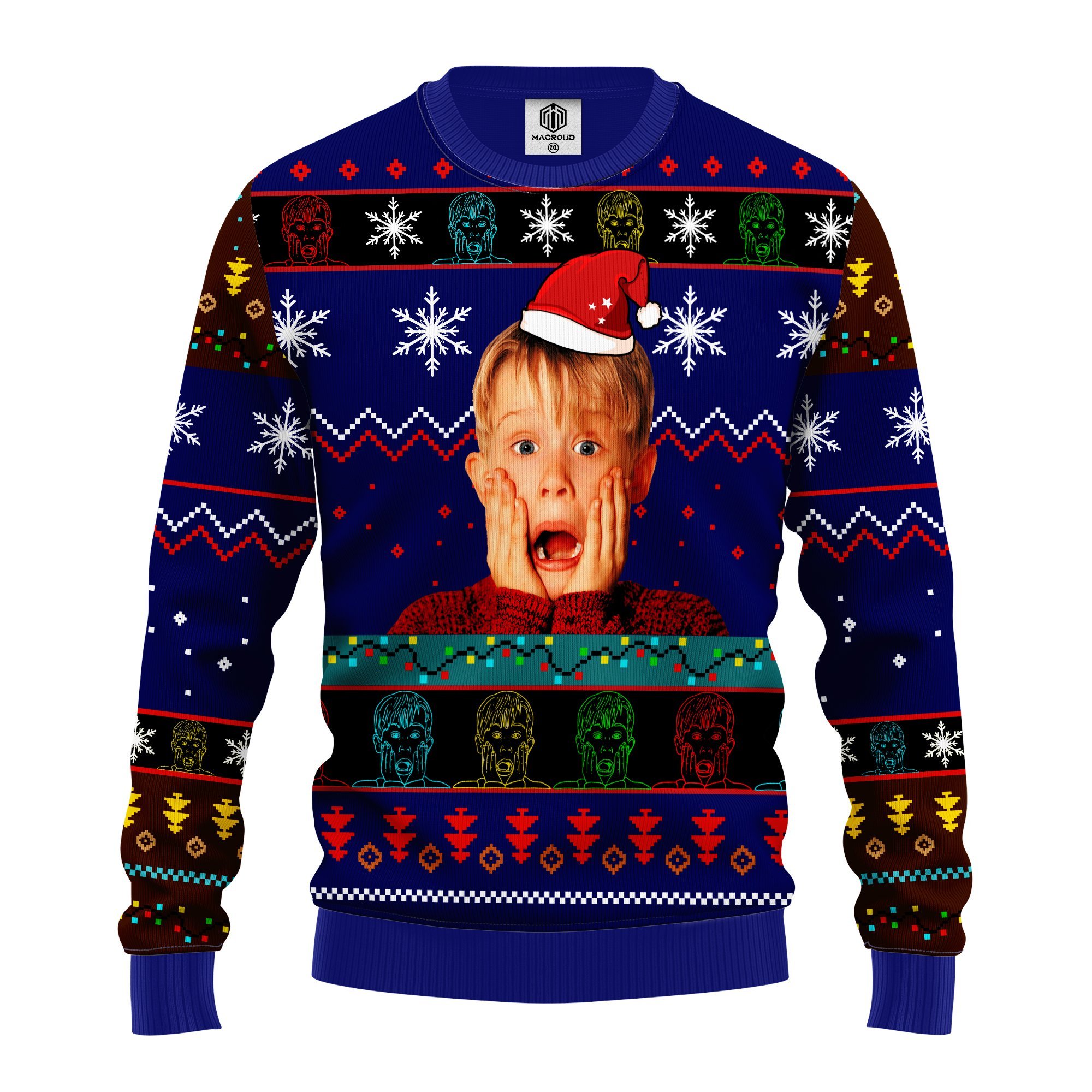 Home Alone Ugly Christmas Sweater Blue 1 Amazing Gift Idea Thanksgiving Gift