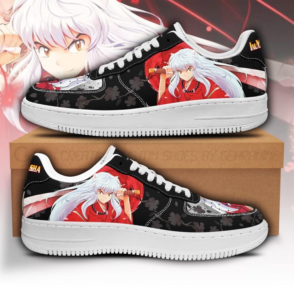Inuyasha Inuyasha Air Force Shoes Sneakers Custom Anime