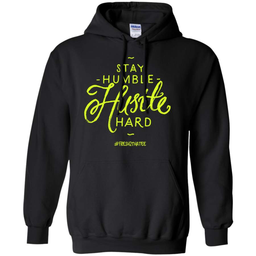 AGR Max 90 black volt Stay Humble Hustle Hard Hoodie