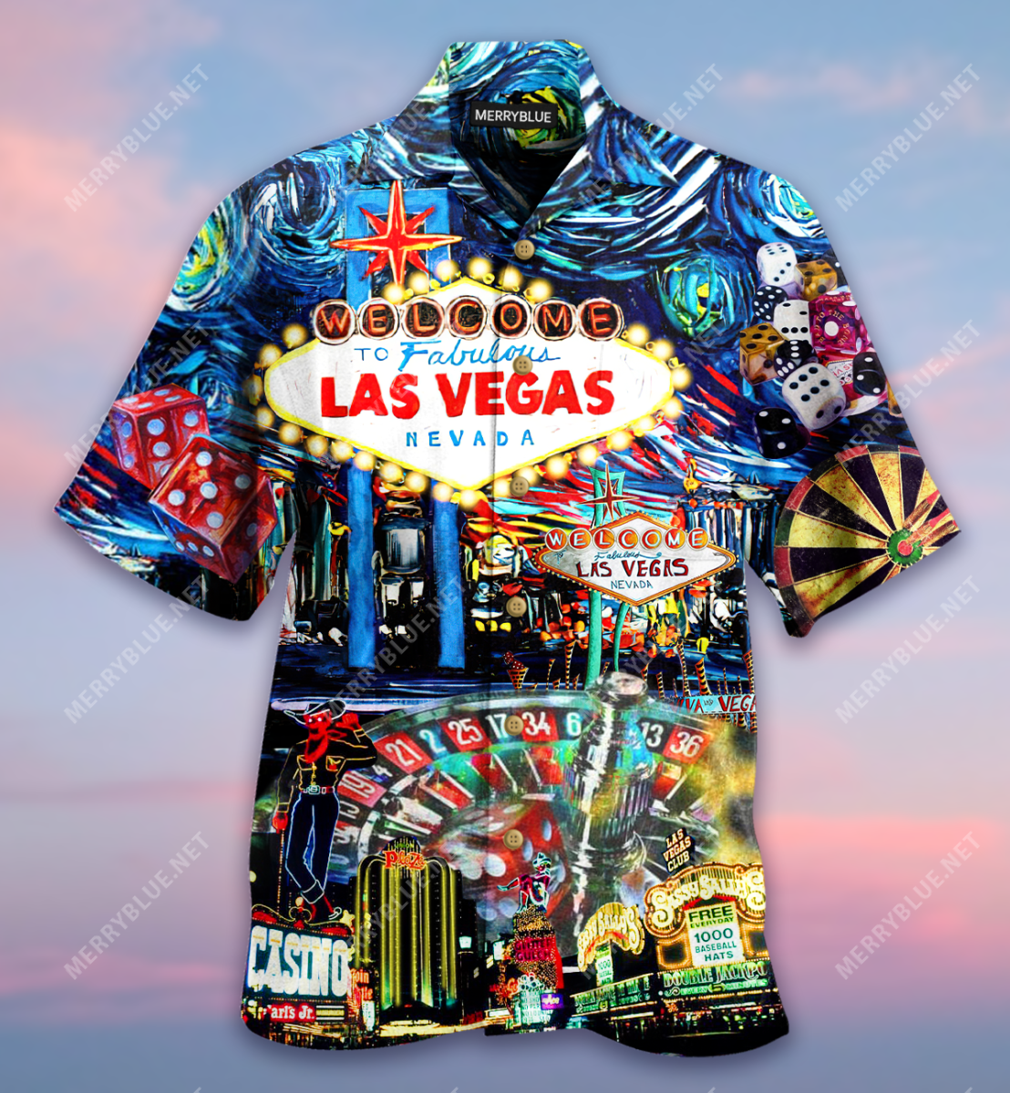 What Happens In Vegas Stays Unisex Hawaii Shirt Ha99809