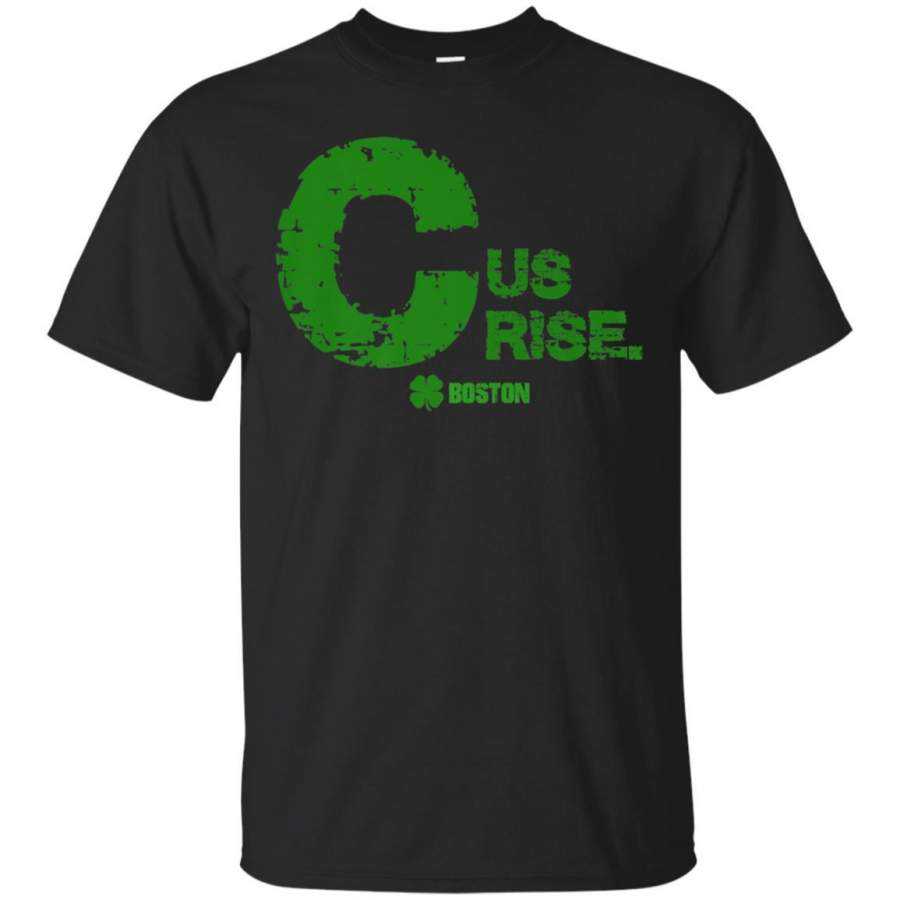 C Us Rise Boston Basketball Vintage TShirt ~ Boston Fan Tee