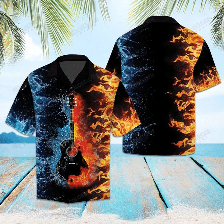 Amazing Guitar Two World Hawaiian Shirt TV110066