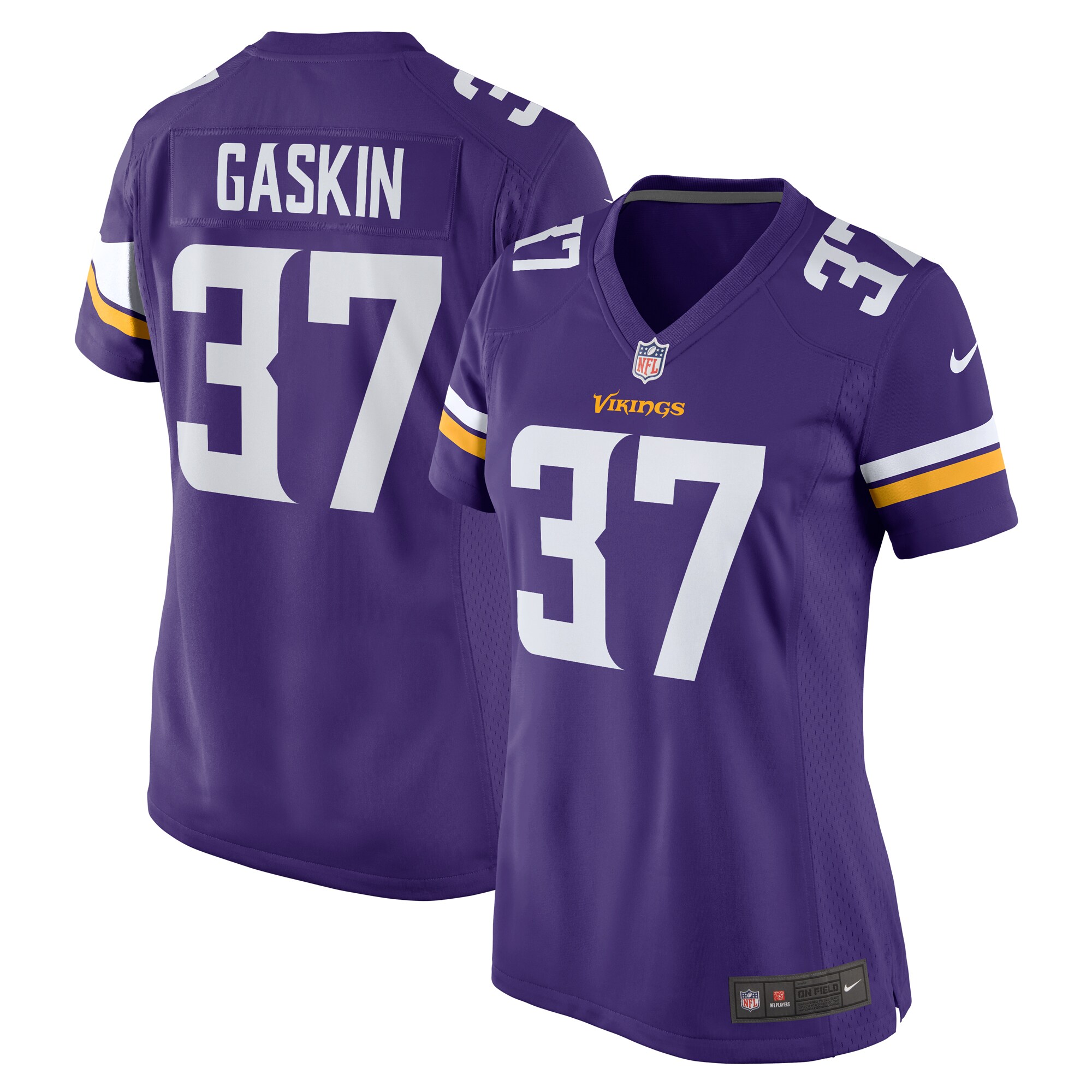 Myles Gaskin Minnesota Vikings Women's Team Game Jersey – Purple