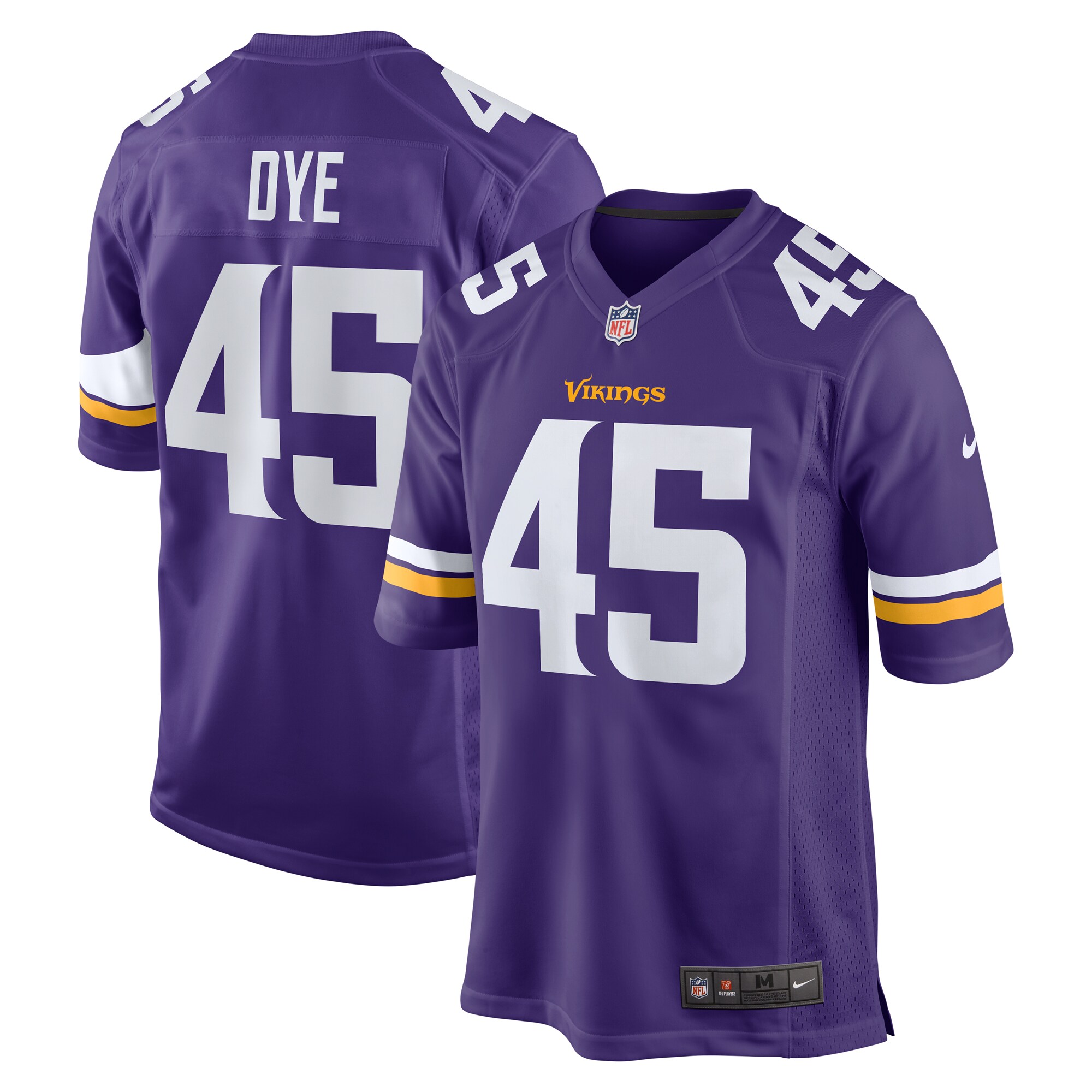 Troy Dye Minnesota Vikings Game Jersey – Purple