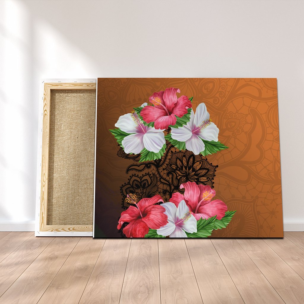 Hawaii Hibiscus Flower Polynesia Canvas – AH – JRC