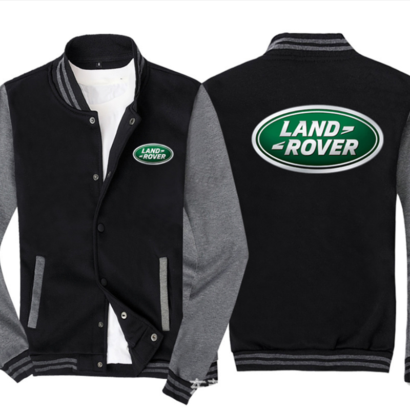 2022 NEW Baseball Jacket Spring Autumn Fleece Cotton Slim Fit Jacket Ford LAND ROVER Car Logo Sweatshirt Fashion Hip Hop alx