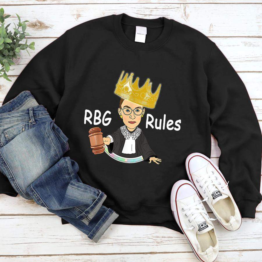 Ruth Bader Ginsburg RBG Rules TShirt for Women Men  Sweatshirt