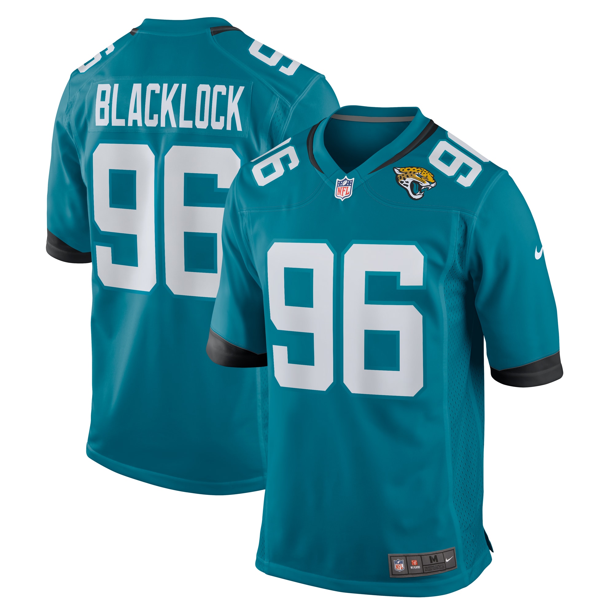 Ross Blacklock Jacksonville Jaguars Team Game Jersey – Teal