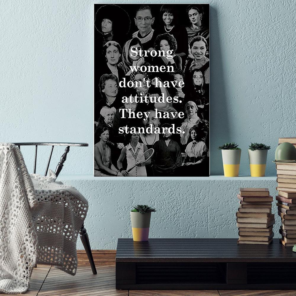 Black African American Best Canvas Prints Perfect Black Pride Poster Art Prints Afro Women African King Pretty Canvas For The Wall